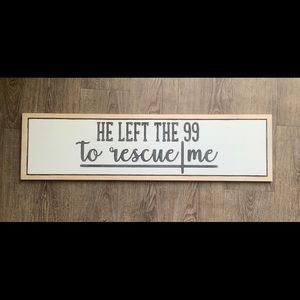 Handmade wood sign